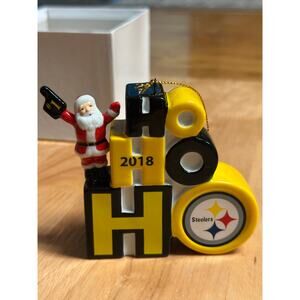 Steelers Danbury Mint Jolly Greetings 2018 Christmas Ornament